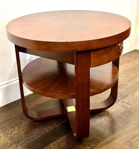 lot 36 image: Two Tiered Accent Table by Hable for Hickory Chair