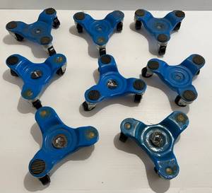 lot 11 image: Group OF Tri-Wheel Cup Dollies