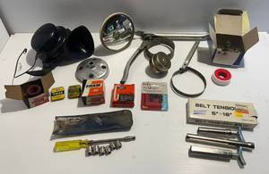 lot 50 image: Vintage Auto Parts Including Horn And More