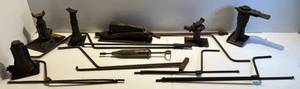 lot 52 image: Large Group Of Misc. Antique And Vintage Jacks & Handles