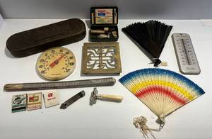 lot 53 image: Group Of Vintage Items Including Gem Razor Miller Bottle Opener And More