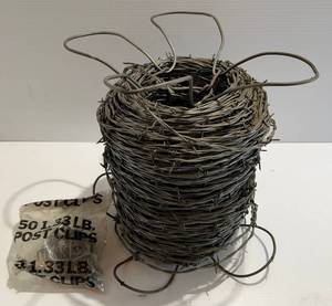 lot 64 image: Roll Of Barbwire