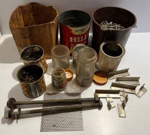 lot 68 image: Group Of Misc. Srews, Nuts & Bolts And More