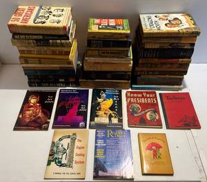 lot 80 image: Group Of Misc. Books Some Vintage
