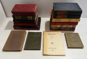 lot 98 image: Group Of Misc. Books Some Very Old