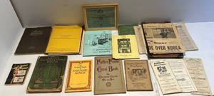 lot 116 image: Vintage Misc. Books And Paper Items