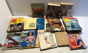 lot 134 image: Group Of Misc. Books And Magazines