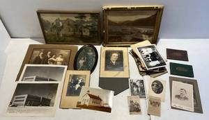 lot 135 image: Group Of Misc. Vintage Photographs