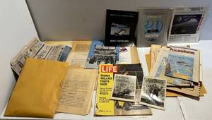 lot 137 image: Misc. Vintage Paper Items Including 1980s Camaro Catalogs