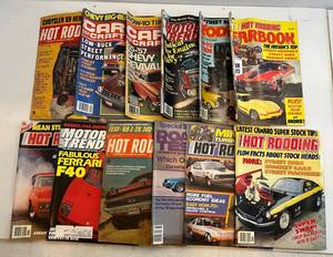 lot 143 image: Group Of Misc. Hot Rod Magazines From The 70s-80s