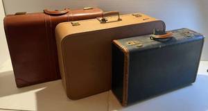 lot 147 image: Three Vintage Lugages (Great Pieces)