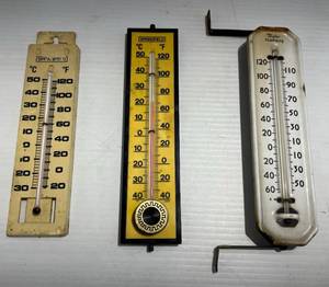 lot 168 image: Three Vintage Thermometers