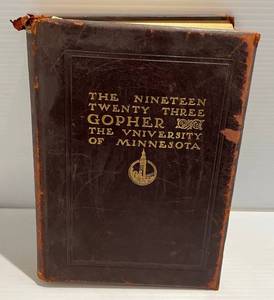 lot 170 image: 1923 Gopher The Vniversity Of Minnesota (Possible Misspell On University)