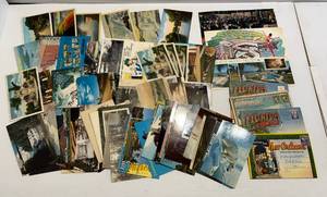 lot 172 image: Group Of Misc. Vintage Postcards Some With Stamps ( Slight Smoke Smell)