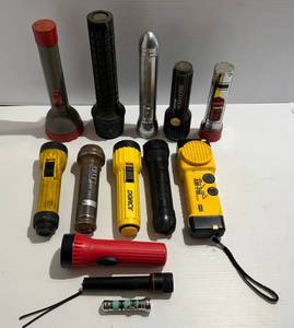 lot 176 image: Group Of Vintage Flashlights