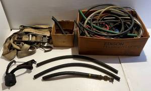 lot 199 image: Group Of Misc. Rubber Hoses, Nylon Straps And More