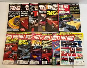 lot 212 image: Group Of 1980s Hot Rod Motor Trend Magazines