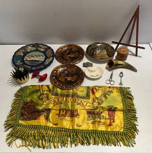 lot 235 image: Group Of Vintage Travel Memorabilia