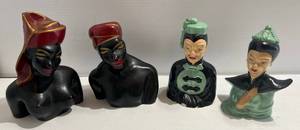 lot 239 image: 1950s Misc.Chalkware Including MCM & Japanese (As Seen)