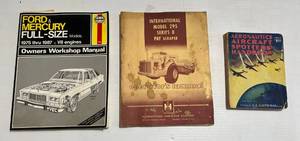 lot 259 image: 1943 Aeronautics Aircraft Spotters Hanbdbook & Vintage Misc. Catalogs including Haynes, International