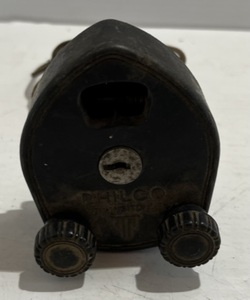 lot 270 image: 1930s Philco Double Dial Dash Mount Radio Head Mopar Studebaker Police (NO Key)Needs TLC