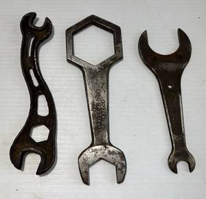 lot 277 image: Group Of Misc. Antique Wrenches And More