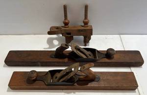 lot 294 image: Three Antique Wood Planes