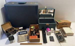 lot 24 image: Vintage Suitcases And More
