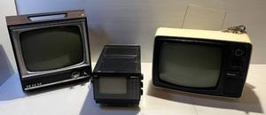 lot 69 image: Group Of Vintage TVS