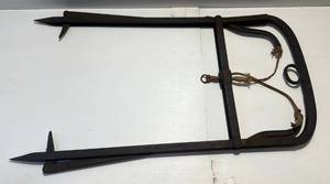 lot 74 image: Antique Farm Haymow Trolley Fork