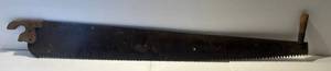 lot 79 image: Antique Two Handled Long Saw