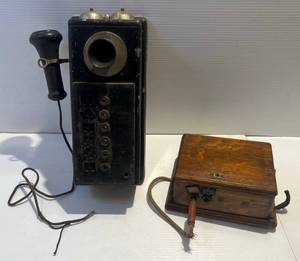 lot 85 image: Antique Switchboard Phone & More