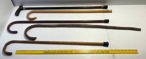 lot 87 image: Group Of Vintage & Antique Walking Canes