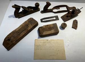 lot 104 image: Old Wood Planes From Bruzaholm Brun Foundry Founded In 1660 In Sweden (With Provenance)