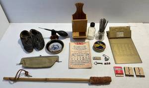 lot 109 image: Vintage Items Including Corn Cob Back Scratcher And More
