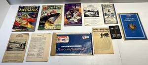 lot 135 image: Misc. Vintage Paper items Including 1930s Modern Mechanix & More