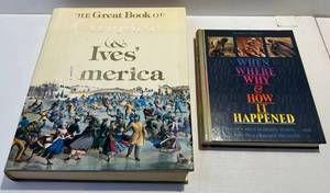 lot 137 image: Misc. Vintage Books Including Ccurrier & Ives & More