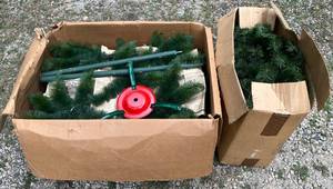 lot 148 image: Two Vintage Christmas Trees 1 Sears