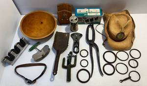 lot 150 image: Misc. Vintage Items Including Corona Extra Hat & More