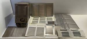 lot 156 image: Hydro Flame Gas Furnace For Garage Or Fish House And Misc. Alminum Vents
