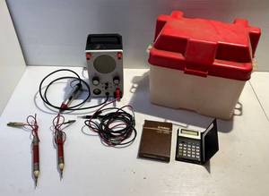 lot 242 image: Misc. Vintage Electrical Testers & More