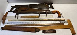 lot 246 image: Vintage Hand Saws & More