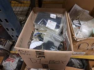Lot of (1 Box) Assorted ASV Parts and Gaskets, Filters, Clamps, Repair Kits