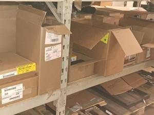 Lot of (1 Box) Cummins Diesel Engine Parts - Direct Flow Air Sstem, Ninja Line Diesel Exhaust Fluid, P-Phase, 5-Gallon Portrait Tank Assembly, Fax Reactor Decomp, Injector, RCN Valve, Elbow, Air Filter Kit