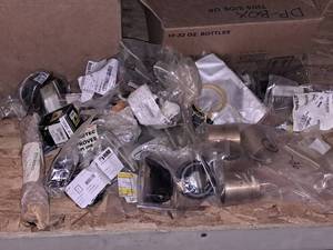 Lot of (1 Box) Princeton Misc. Parts - Steering Knob, Seal Kits, Bushings, Valves, Cyl Valve, Heater Light, Fuel Cap