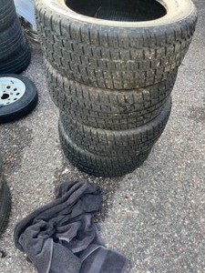 lot 3 image: Lot of 4 Cooper studded winter tires 21555R16