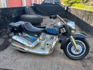 lot 16 image: Fisher Price electric limited edition Harley Davidson motorcycle