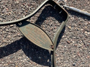 lot 10 image: Dunham tow behind roller