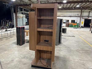 lot 33 image: WARDROBE MICRO FRIDGE CABINET 43X31X85