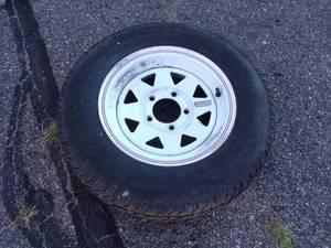 lot 69 image: 13 Spare Trailer Tire
